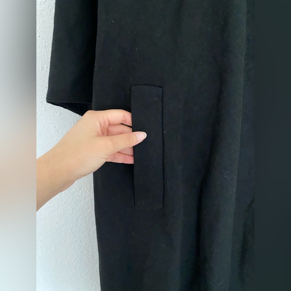 Zara Thick flared sleeve Long HOODED CAPE limited edition Tassel poncho - Picture 8 of 16